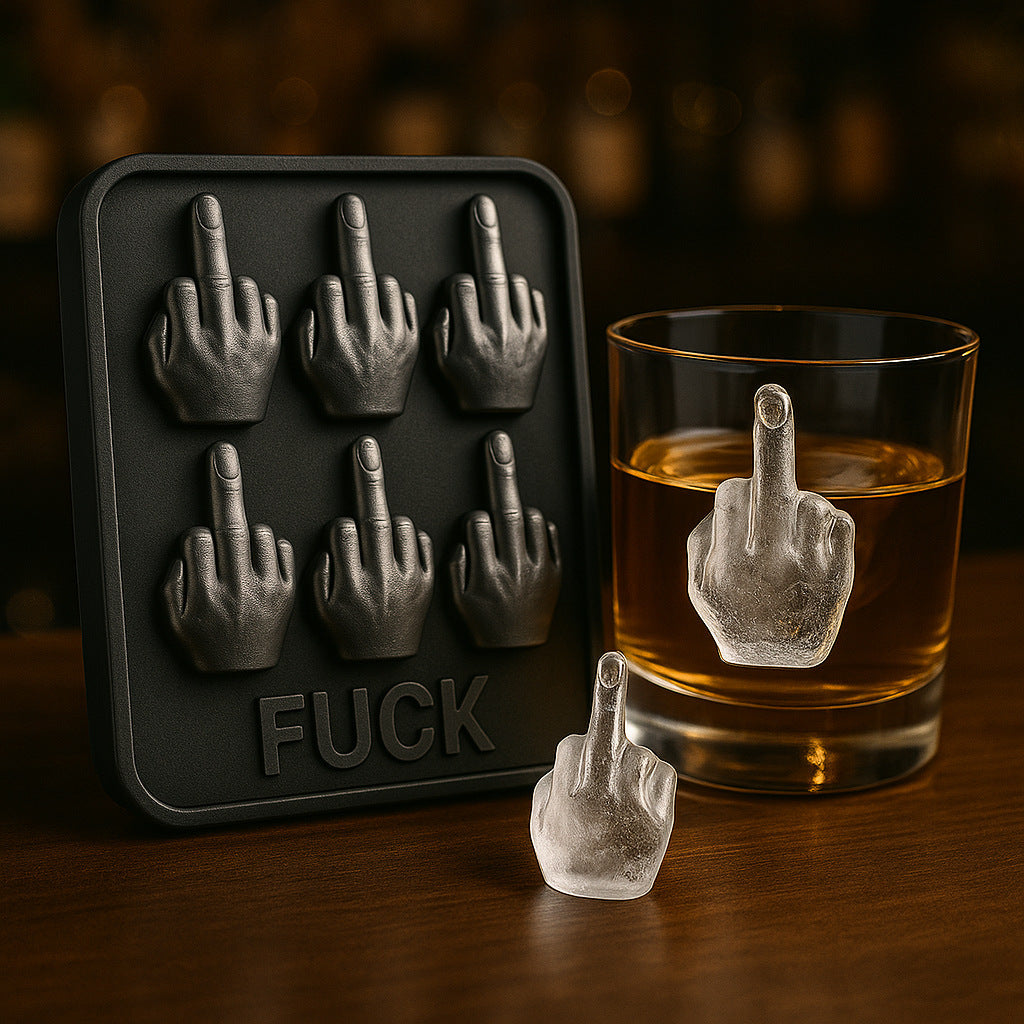 Reusable Middle Finger Ice Cube Mold