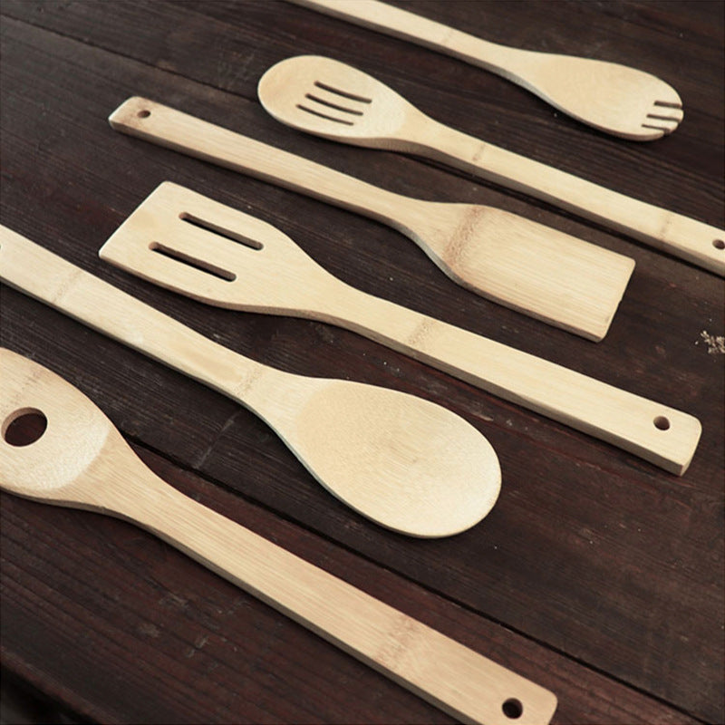 Eco-Friendly Non-stick Cooking Bamboo Set