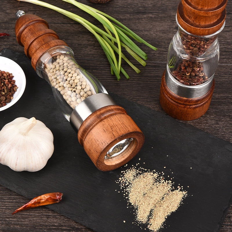 Wooden Salt & Pepper Grinder Set