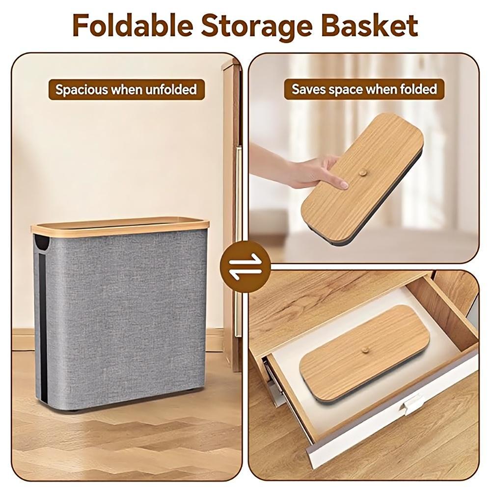 Eco-Friendly Toilet Paper Storage Basket With Lid