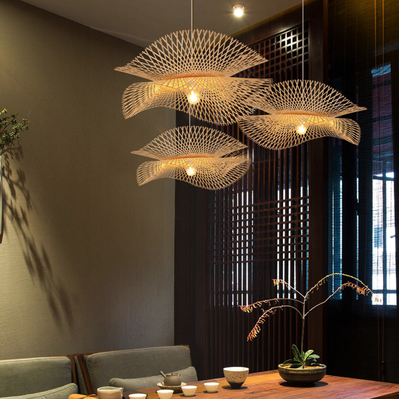 Household Bamboo Lantern Chandelier