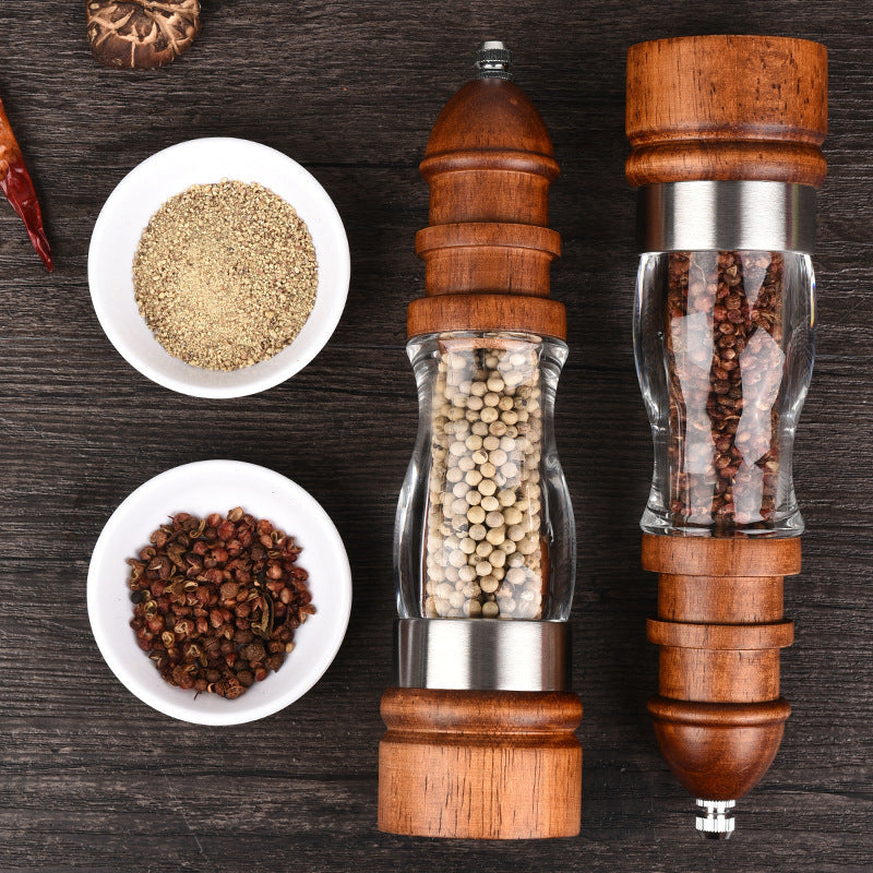 Wooden Salt & Pepper Grinder Set