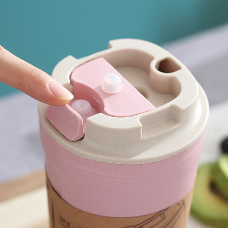Portable Reusable Bamboo Coffee Cup 420ml