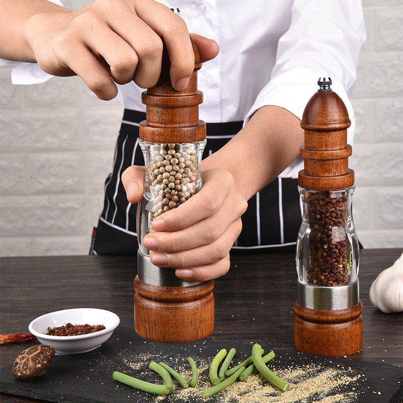 Wooden Salt & Pepper Grinder Set