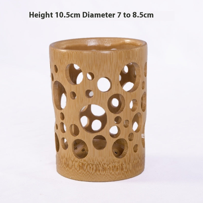 Eco-Friendly Bamboo Toothbrush Holder