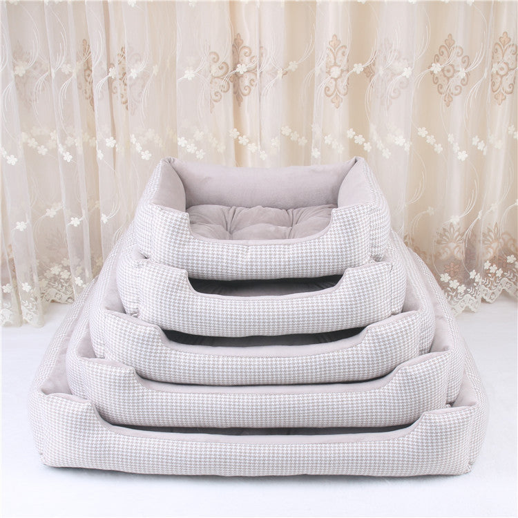 Cotton and Hemp Dog Bed Lifestyle