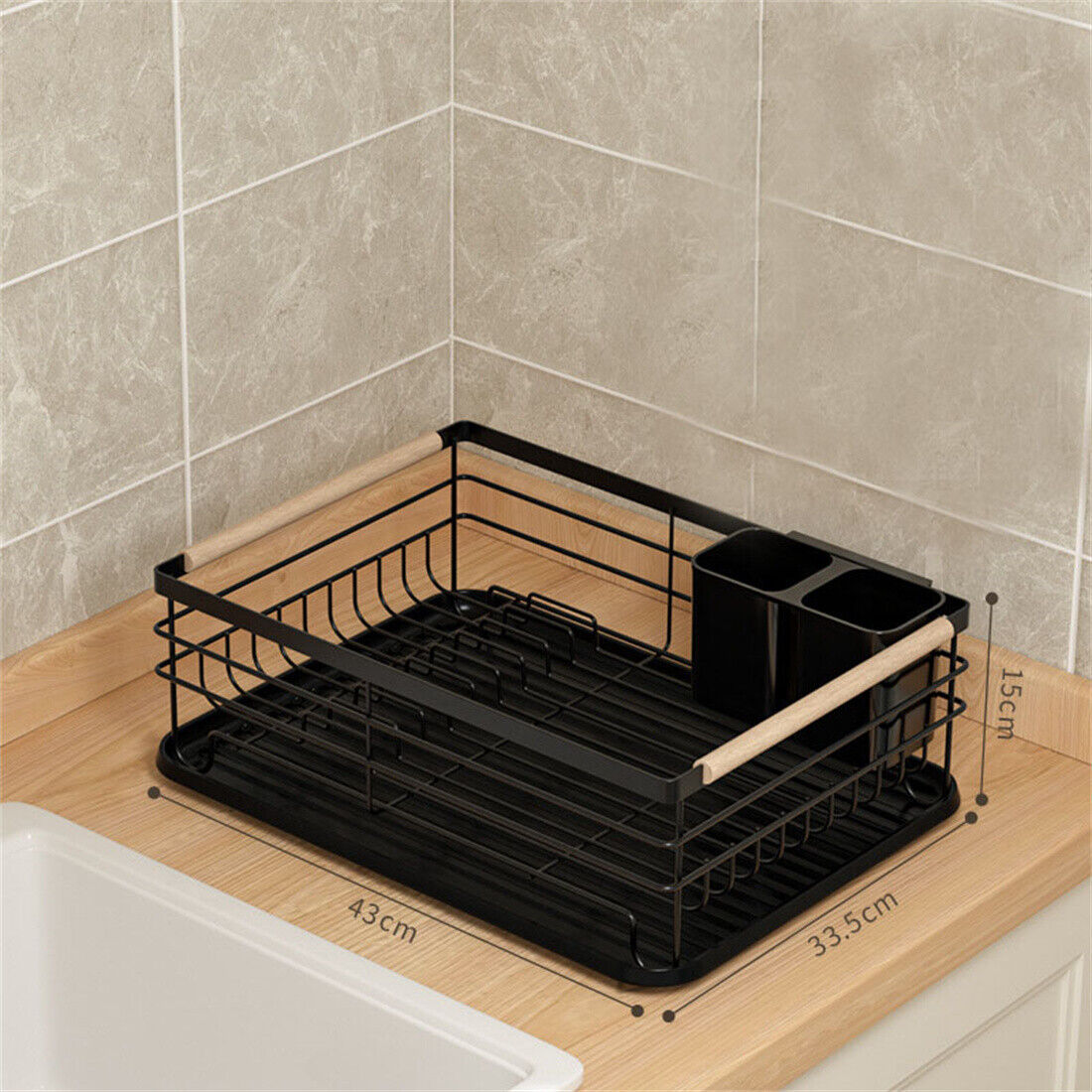 Kitchen Dish Drainer Rack Size 2