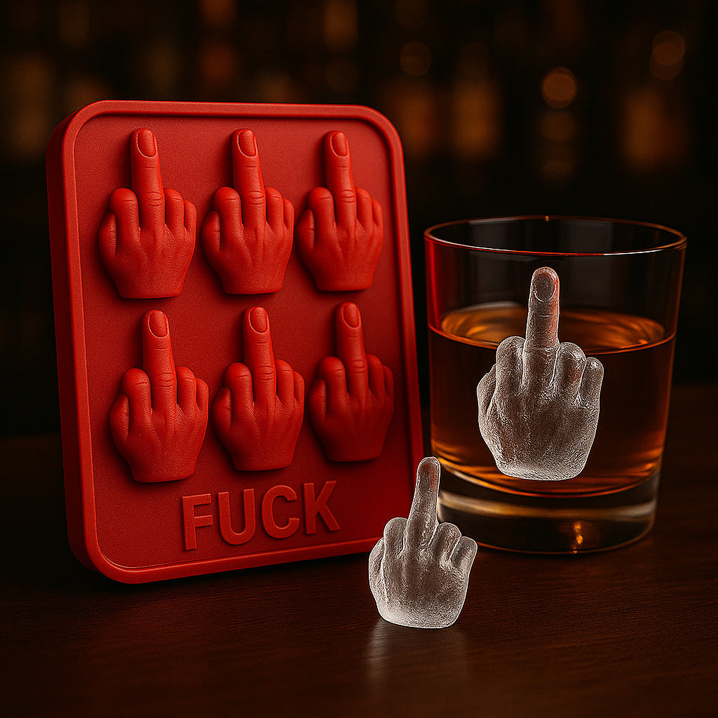 Reusable Middle Finger Ice Cube Mold