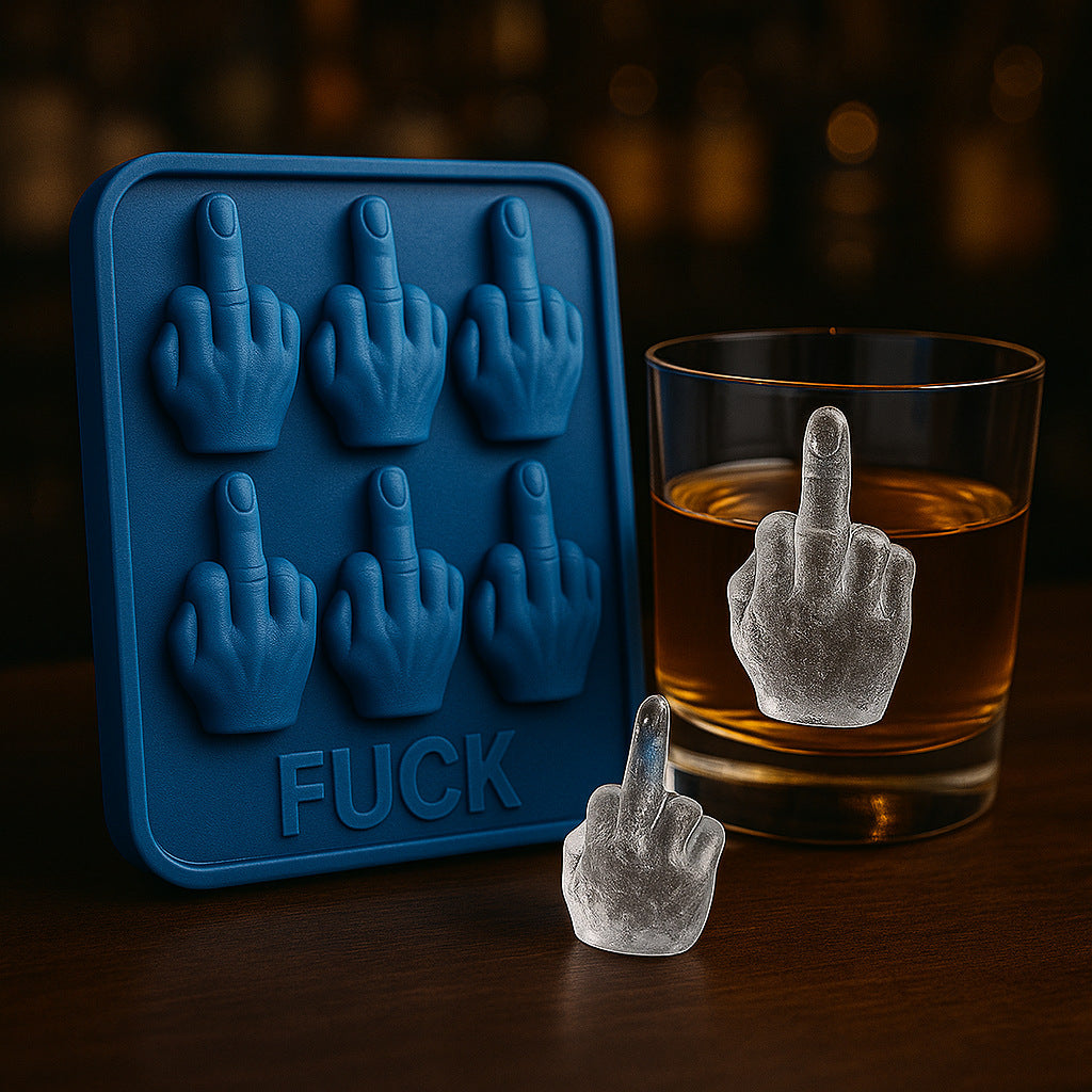 Reusable Middle Finger Ice Cube Mold