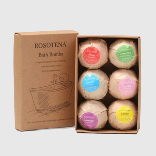 6 pcs Organic Bath Bombs