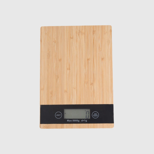 Bamboo Panel Kitchen Scale