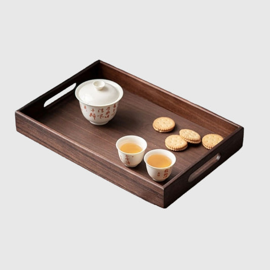 Bamboo Tray Household Tea Set Storage