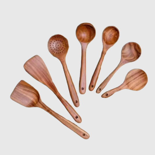 Eco-Friendly Wooden Spatula Cookware Kitchenware Set