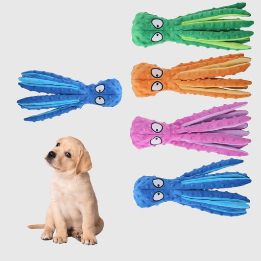 Eco-friendly Pet Plush Octopus Toy