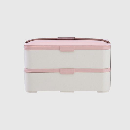 Eco-friendly bamboo 3-layer lunch box
