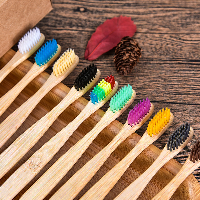 Biodegradable Bamboo Toothbrush 6pc or 10pc