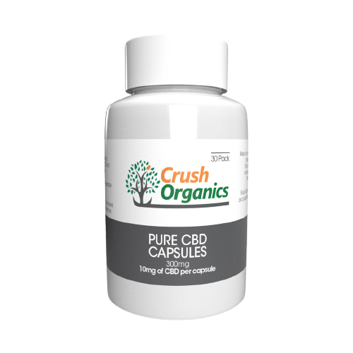 Crush Organics CBD Capsules 30x10mg